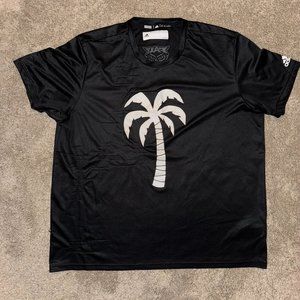 Adidas Florida Atlantic (FAU) Palm Tree Logo Black T-Shirt XXL